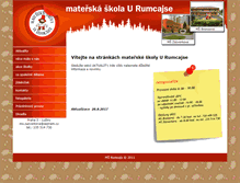 Tablet Screenshot of ms-rumcajs.cz